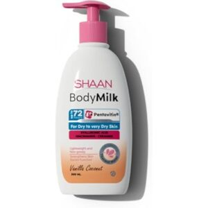 shaan body milk vanilla coconut 300 ml 148.0